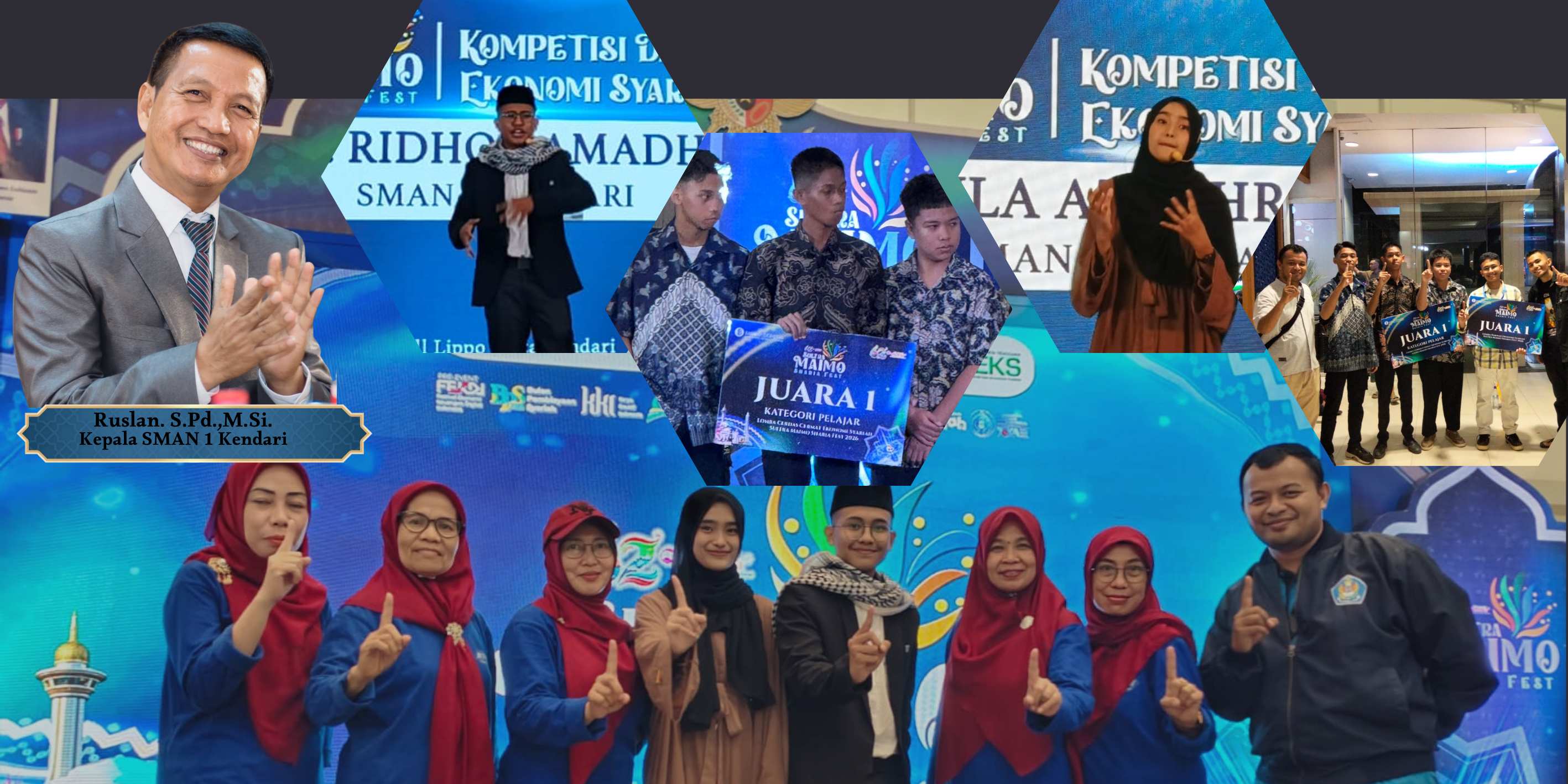 Unggul Itu Nyata! SMAN 1 Kendari Tak Hanya Bicara, Tapi Juara di Sultra Maimo Sharia Fest 2026