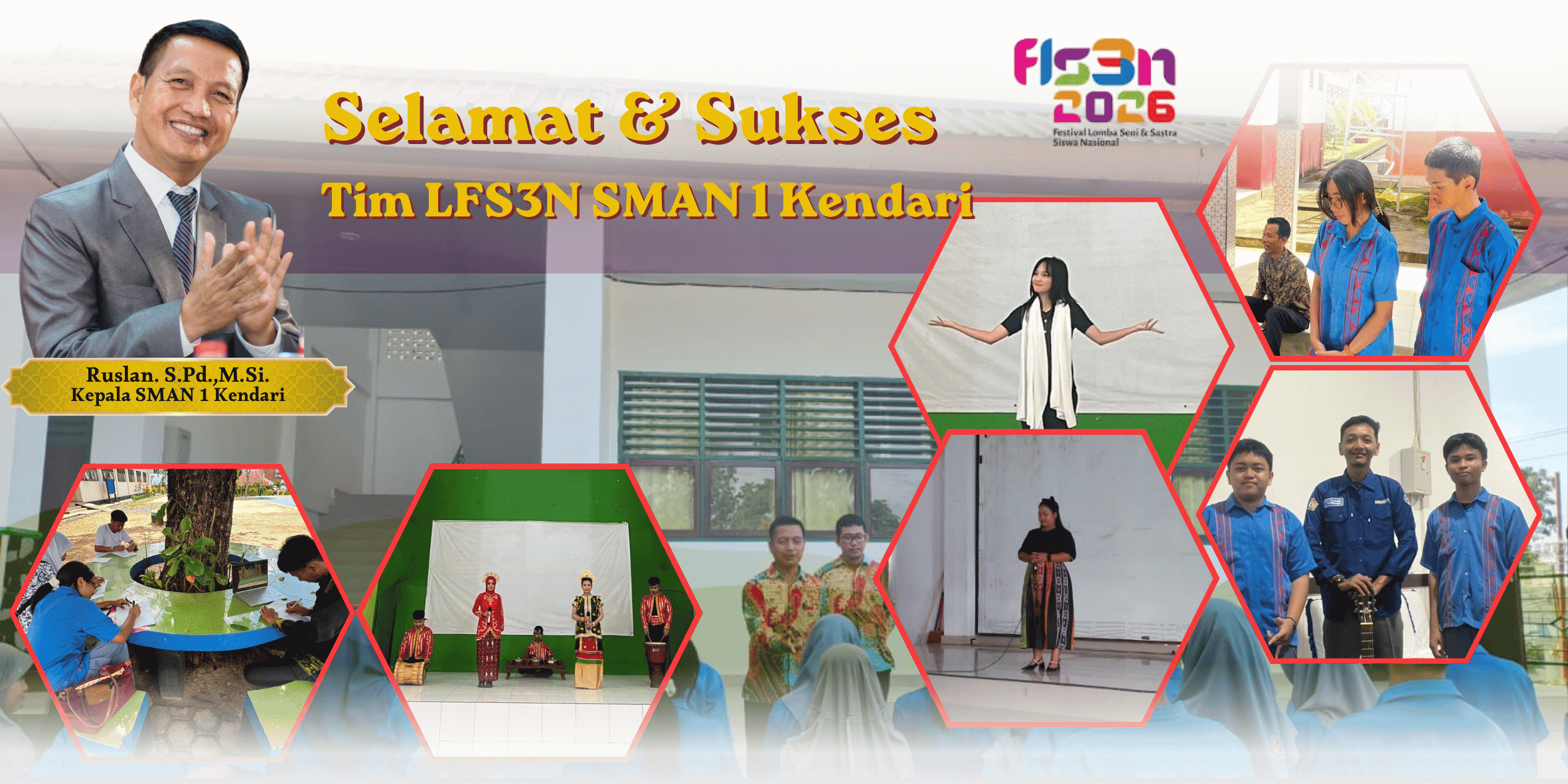 Keren! SMAN 1 Kendari Dominasi FLS3N Tingkat Kota dan Lolos ke Tingkat Provinsi